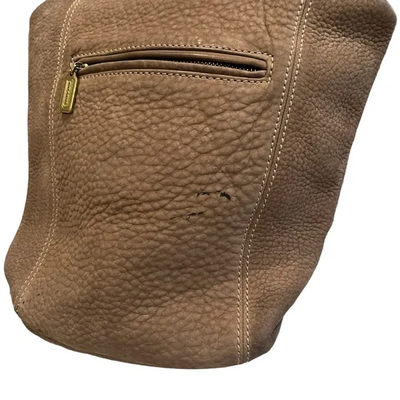 Vintage COACH Sonoma Flat Pack Nubuc #4944 Luxury Designer Sling Backpack RARE - Picture 6 of 16